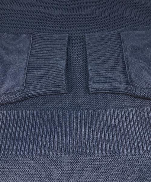 LACOSTE（ラコステ）LACOSTE (ラコステ) ミドルゲージミリタリーニットセーター ネイビー サイズ:Lの古着・服飾アイテム