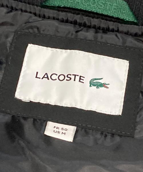 LACOSTE（ラコステ）LACOSTE (ラコステ) 撥水サーモアインサレーションボンバージャケット ブラック サイズ:Mの古着・服飾アイテム