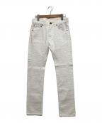 ETROエトロ）の古着「ダメージ加工デニムパンツ」｜ホワイト