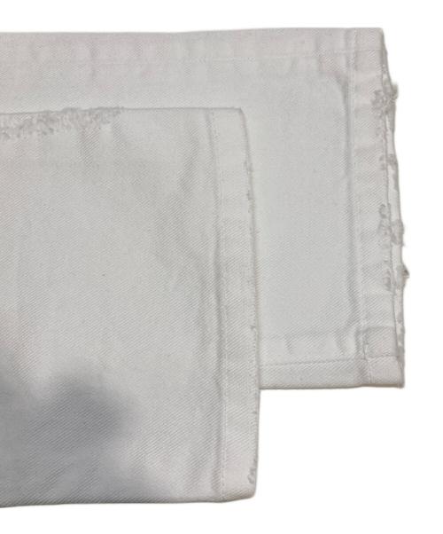 ETRO（エトロ）ETRO (エトロ) ダメージ加工デニムパンツ ホワイト サイズ:76cm (W30)の古着・服飾アイテム