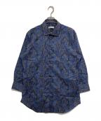 ETROエトロ）の古着「ペイズリー柄シャツ」｜ブルー