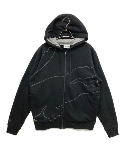 LACOSTE SPORT（ラコステスポーツ）LACOSTE SPORT (ラコステスポーツ) ジップパーカー ブラック サイズ:Mの古着・服飾アイテム