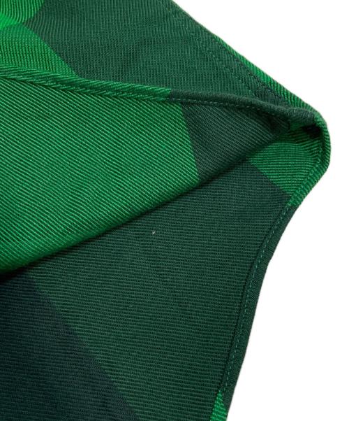 LACOSTE LIVE（ラコステライブ）LACOSTE LIVE (ラコステライブ) チェッカーコットンシャツジャケット グリーン サイズ:Mの古着・服飾アイテム