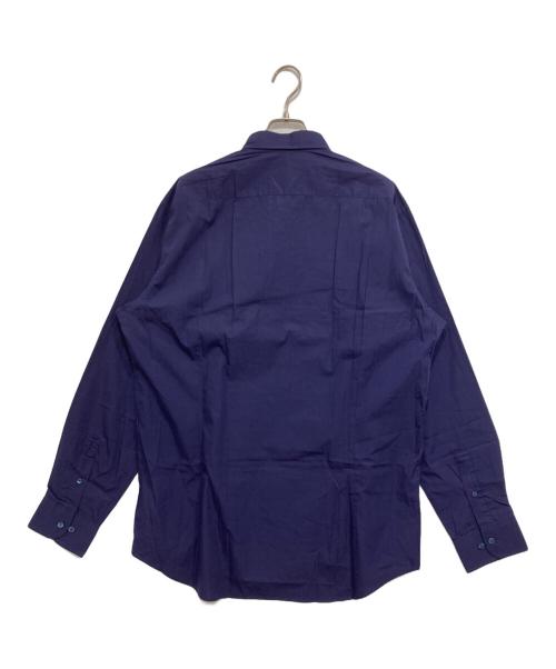 ETRO（エトロ）ETRO (エトロ) ピン付シャツ パープル サイズ:44 (XL相当)の古着・服飾アイテム