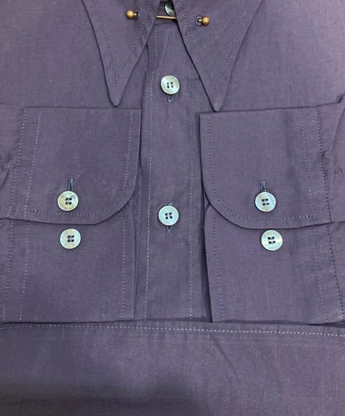 ETRO（エトロ）ETRO (エトロ) ピン付シャツ パープル サイズ:44 (XL相当)の古着・服飾アイテム