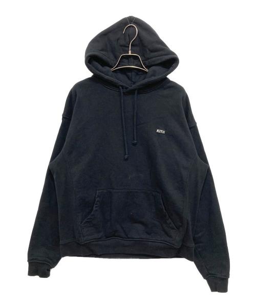KITH（キス）KITH (キス) スモールロゴプルオーバーパーカー ブラック サイズ:Mの古着・服飾アイテム