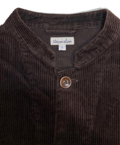 STEVEN ALAN（スティーブンアラン）STEVEN ALAN (スティーブンアラン) 8WALE CORDUROY STAND COVERALL ブラウン サイズ:Lの古着・服飾アイテム