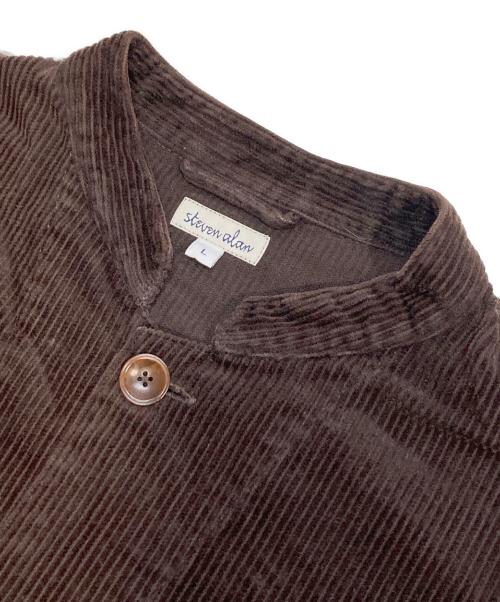STEVEN ALAN（スティーブンアラン）STEVEN ALAN (スティーブンアラン) 8WALE CORDUROY STAND COVERALL ブラウン サイズ:Lの古着・服飾アイテム