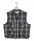 L.L.Beanエルエルビーン）の古着「ウール混オンブレチェックベスト」｜ネイビー