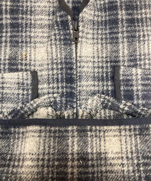 L.L.Bean（エルエルビーン）L.L.Bean (エルエルビーン) ウール混オンブレチェックベスト ネイビー サイズ:Lの古着・服飾アイテム