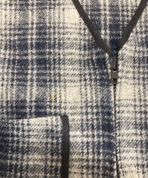 L.L.Bean（エルエルビーン）L.L.Bean (エルエルビーン) ウール混オンブレチェックベスト ネイビー サイズ:Lの古着・服飾アイテム