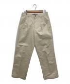 NEAT×BROOKS BROTHERSニート×ブルックスブラザーズ）の古着「別注タックチノパン」｜ベージュ
