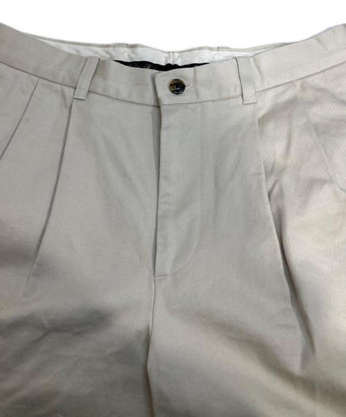 NEAT（ニート）NEAT (ニート) BROOKS BROTHERS (ブルックスブラザーズ) 別注タックチノパン ベージュ サイズ:76cm (W30)の古着・服飾アイテム