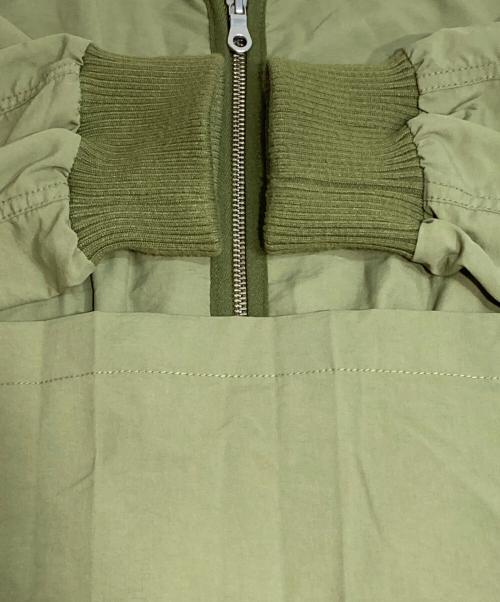 RAY BEAMS（レイ ビームス）RAY BEAMS (レイ ビームス) バックタッククルーネックジップコート カーキ サイズ:Freeの古着・服飾アイテム