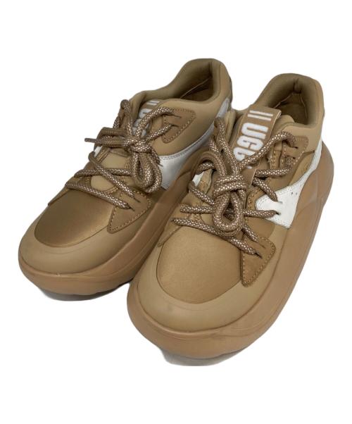 UGG（アグ）UGG (アグ) クラウドレース厚底スニーカー ブラウン サイズ:24.5cmの古着・服飾アイテム