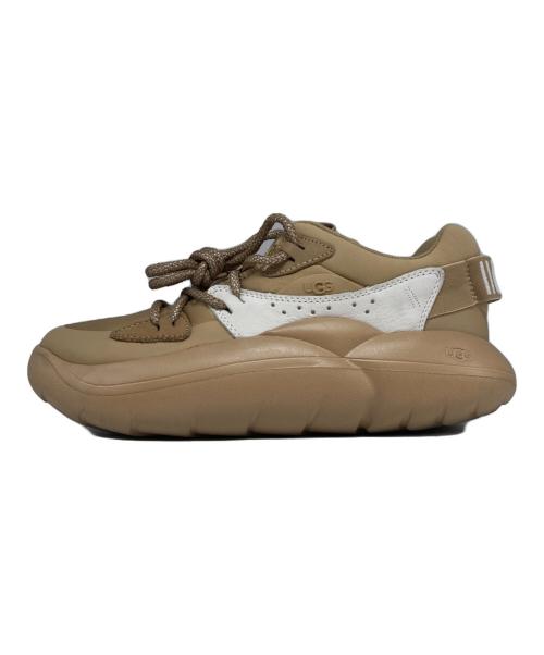 UGG（アグ）UGG (アグ) クラウドレース厚底スニーカー ブラウン サイズ:24.5cmの古着・服飾アイテム