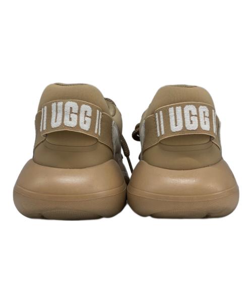 UGG（アグ）UGG (アグ) クラウドレース厚底スニーカー ブラウン サイズ:24.5cmの古着・服飾アイテム