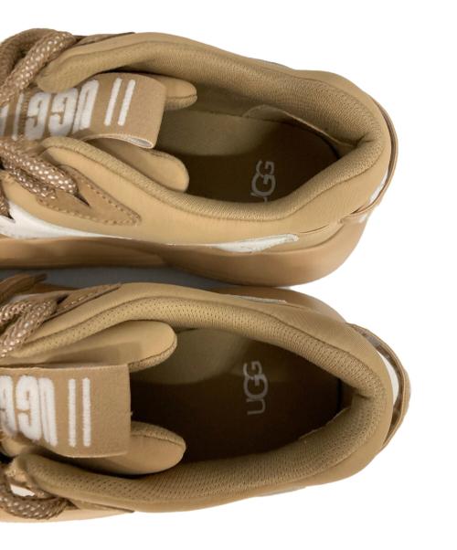 UGG（アグ）UGG (アグ) クラウドレース厚底スニーカー ブラウン サイズ:24.5cmの古着・服飾アイテム