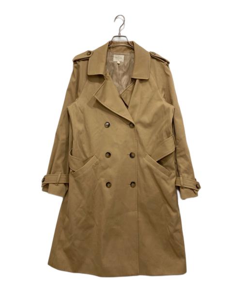 SEZANE（セザンヌ）SEZANE (セザンヌ) トレンチコート グレー サイズ:L (UK 40)の古着・服飾アイテム