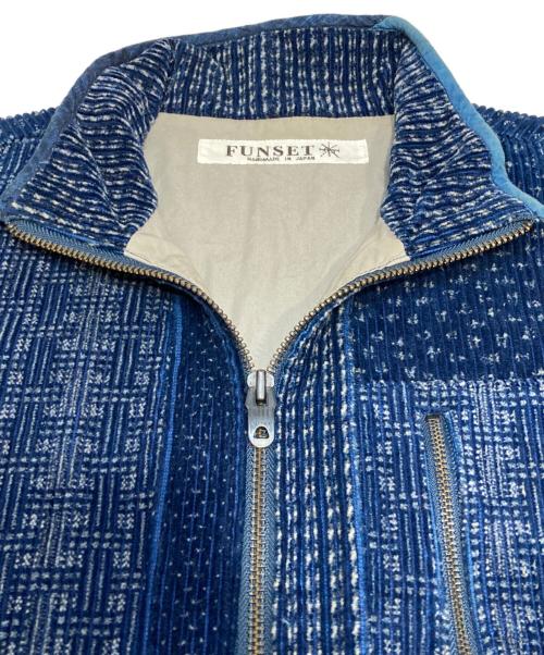 FUNSET OF ART（ファンセットオブアート）funset of art (ファンセットオブアート) IDG抜染コーデュロイARGOジャケット ネイビー サイズ:Lの古着・服飾アイテム