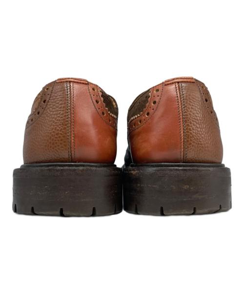 Tricker's（トリッカーズ）Tricker's (トリッカーズ) NEPENTHES (ネペンテス) クレイジーパターンウィングチップシューズ ブラウン サイズ:UK8(27.5cm相当)の古着・服飾アイテム