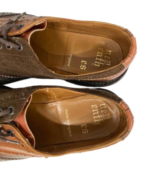 Tricker's（トリッカーズ）Tricker's (トリッカーズ) NEPENTHES (ネペンテス) クレイジーパターンウィングチップシューズ ブラウン サイズ:UK8(27.5cm相当)の古着・服飾アイテム