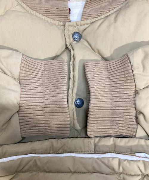 REMI RELIEF（レミレリーフ）REMI RELIEF (レミレリーフ) BEAMS (ビームス) Quilt Down Jacket ベージュ サイズ:Mの古着・服飾アイテム