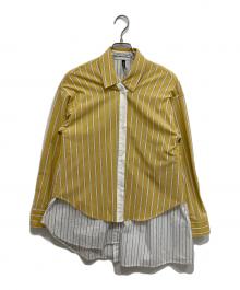 AULA AILA（アウラアイラ）の古着「レイヤードシャツ」｜イエロー