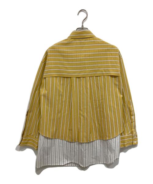 AULA AILA（アウラアイラ）AULA AILA (アウラアイラ) レイヤードシャツ イエロー サイズ:Sの古着・服飾アイテム