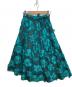 Diagram (ダイアグラム) フリンジ フラワージャガード フレアスカート グリーン サイズ:36：3500円