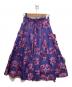 Diagram (ダイアグラム) フリンジ フラワージャガード フレアスカート パープル サイズ:36：4000円