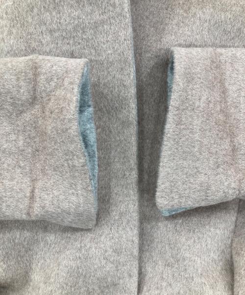 RUIRUE BOUTIQUE（ルイルエブティック）RUIRUE BOUTIQUE (ルイルエブティック) フォックスファー付バイカラーフードウールコート ベージュ サイズ:L 未使用品の古着・服飾アイテム