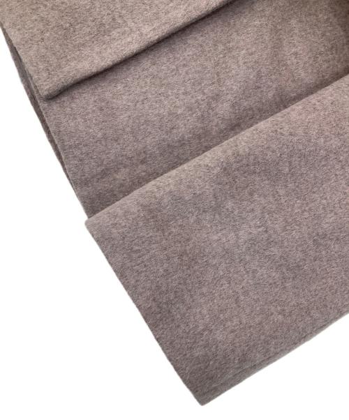 RUIRUE BOUTIQUE（ルイルエブティック）RUIRUE BOUTIQUE (ルイルエブティック) フォックスファー付バイカラーフードウールコート ベージュ サイズ:L 未使用品の古着・服飾アイテム