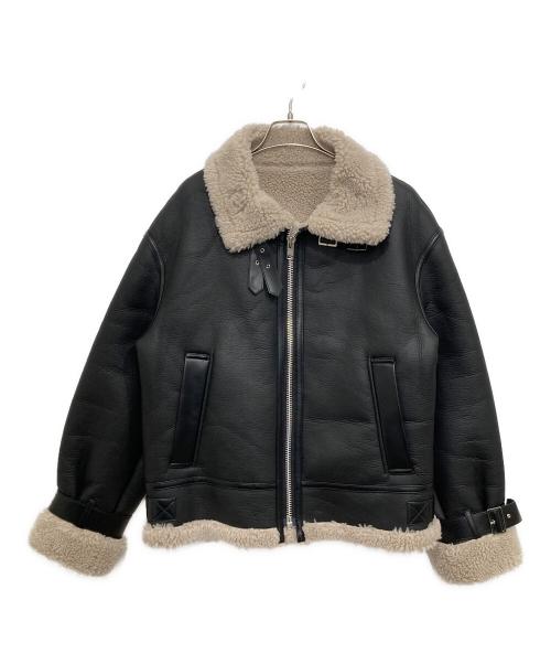 FRAY ID（フレイ アイディー）FRAY ID (フレイ アイディー) シングルボンバージャケット ブラック サイズ:1の古着・服飾アイテム