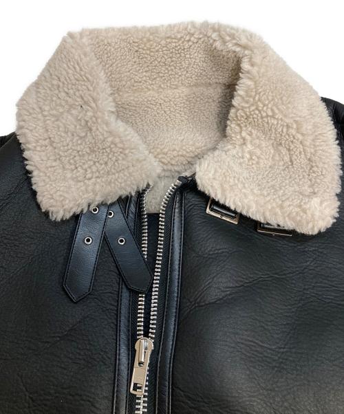 FRAY ID（フレイ アイディー）FRAY ID (フレイ アイディー) シングルボンバージャケット ブラック サイズ:1の古着・服飾アイテム