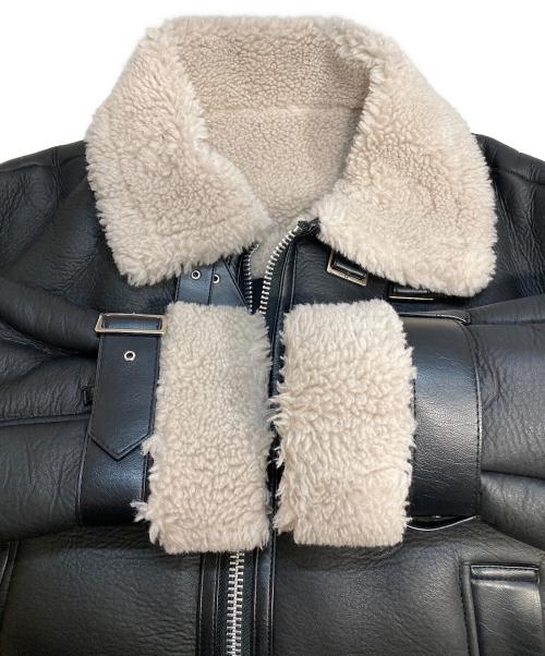 FRAY ID（フレイ アイディー）FRAY ID (フレイ アイディー) シングルボンバージャケット ブラック サイズ:1の古着・服飾アイテム