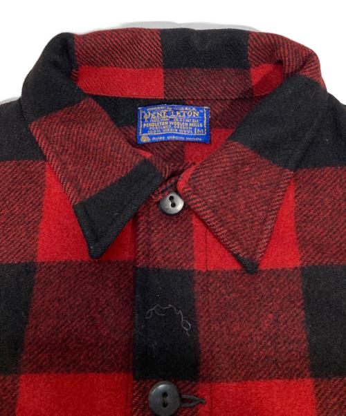 PENDLETON（ペンドルトン）PENDLETON (ペンドルトン) CPOジャケット レッド サイズ:Mの古着・服飾アイテム