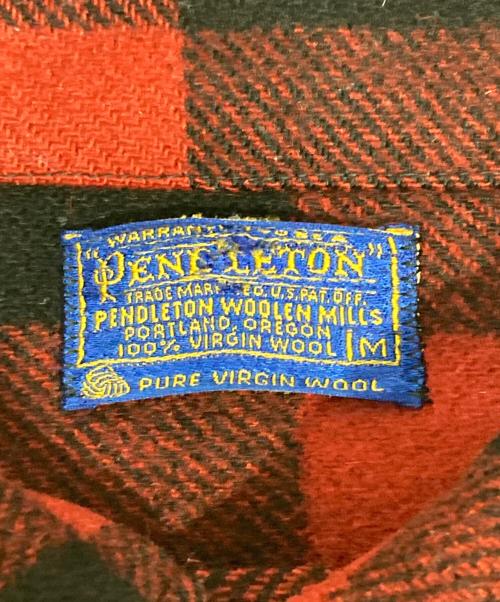 PENDLETON（ペンドルトン）PENDLETON (ペンドルトン) CPOジャケット レッド サイズ:Mの古着・服飾アイテム