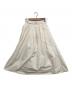 MW（エムダブリュー）の古着「TAFFETA TUCK VOLUME SKIRT」｜アイボリー