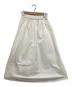 MW (エムダブリュー) TAFFETA TUCK VOLUME SKIRT アイボリー サイズ:S (36)：9000円