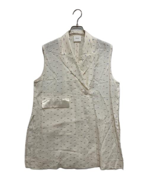 yori shirocon（ヨリ シロコン）yori shirocon (ヨリ シロコン) ラメチップジレ アイボリー サイズ:S (36)の古着・服飾アイテム