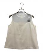 anuansアニュアンス）の古着「シアーシームブラウス」｜アイボリー