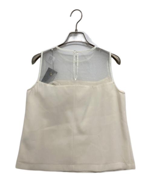 anuans（アニュアンス）anuans (アニュアンス) シアーシームブラウス アイボリー サイズ:Freeの古着・服飾アイテム