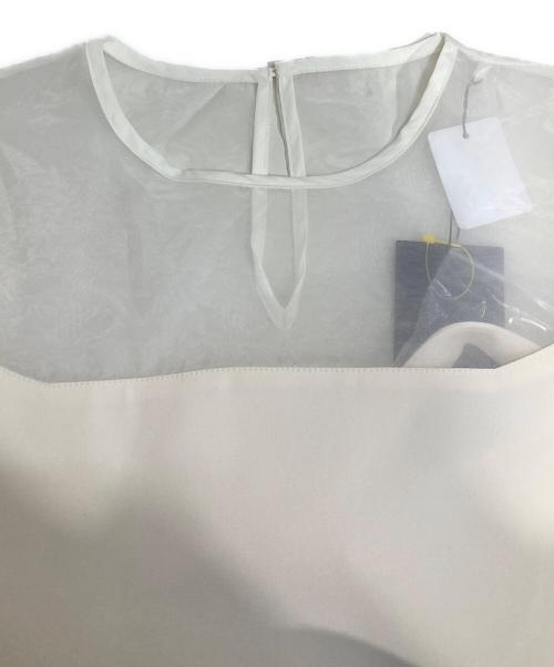 anuans（アニュアンス）anuans (アニュアンス) シアーシームブラウス アイボリー サイズ:Freeの古着・服飾アイテム