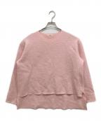YORIヨリ）の古着「圧縮フロントショートプルオーバー」｜ピンク