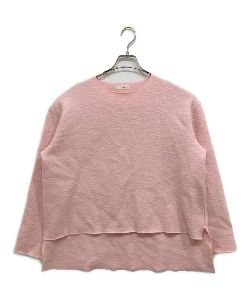 YORI（ヨリ）yori (ヨリ) 圧縮フロントショートプルオーバー ピンク サイズ:FREEの古着・服飾アイテム