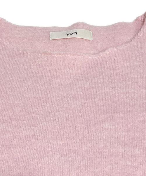 YORI（ヨリ）yori (ヨリ) 圧縮フロントショートプルオーバー ピンク サイズ:FREEの古着・服飾アイテム