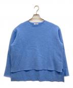YORIヨリ）の古着「圧縮フロントショートプルオーバー」｜スカイブルー