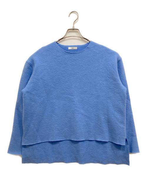 YORI（ヨリ）yori (ヨリ) 圧縮フロントショートプルオーバー スカイブルー サイズ:FREEの古着・服飾アイテム