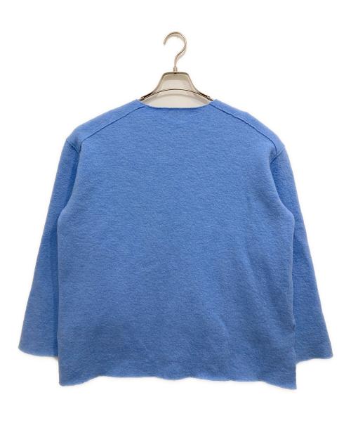 YORI（ヨリ）yori (ヨリ) 圧縮フロントショートプルオーバー スカイブルー サイズ:FREEの古着・服飾アイテム